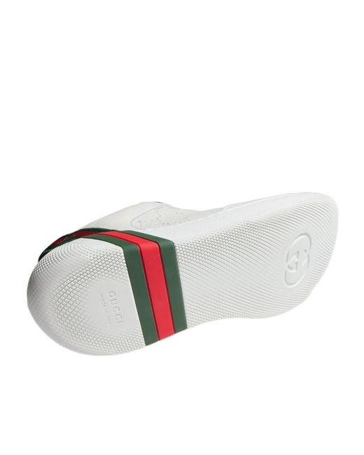 Gucci White Screener Sneaker