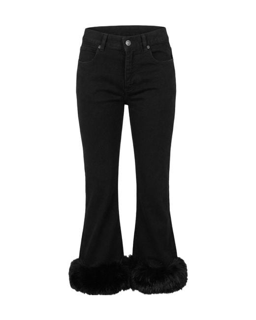 Balenciaga Black Solid Color Casual Pants