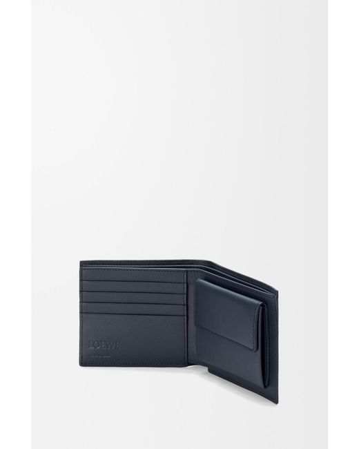 Loewe Blue Flag Bifold Coin Wallet for men