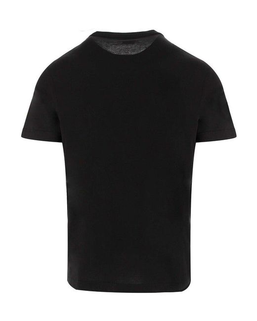 Versace Black Barocco Printed T-Shirt for men