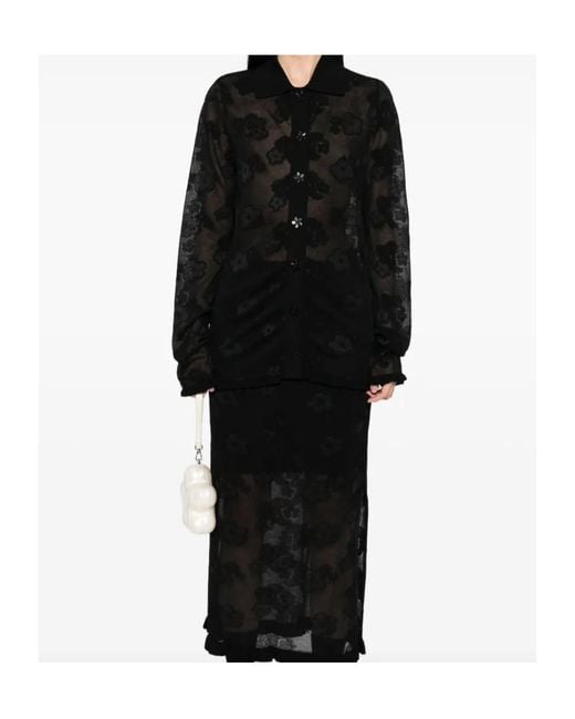 CECILIE BAHNSEN Black Petra Cardigan