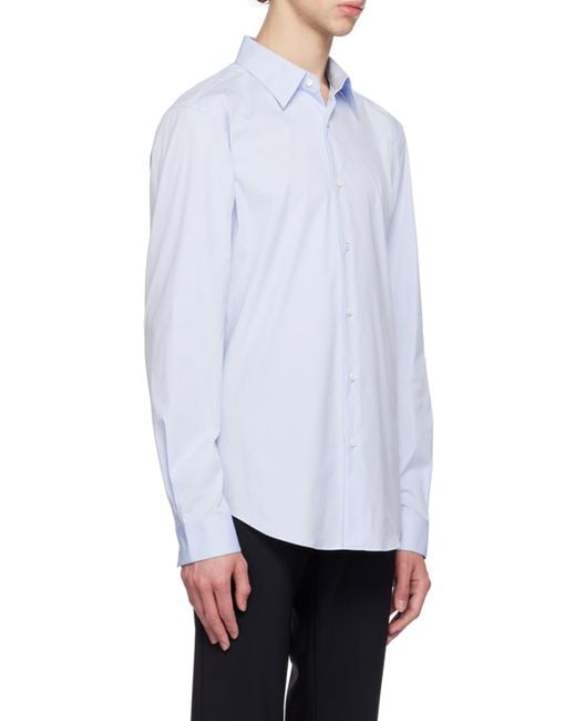 Theory Blue Sylvain Button-Up Shirt for men
