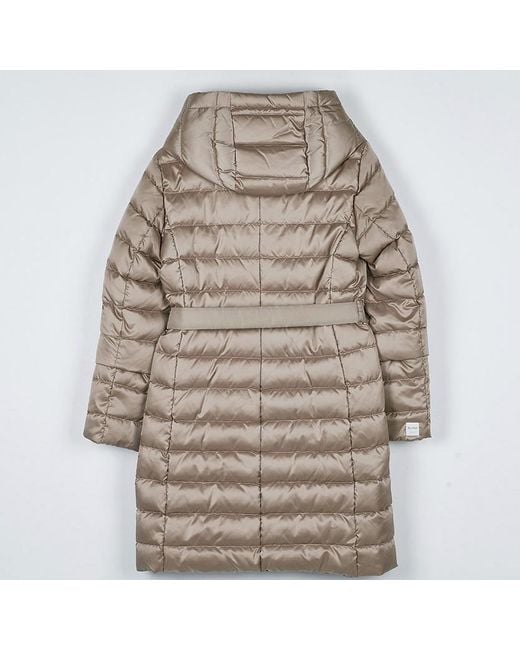 Max Mara Gray Long-Sleeved Down Jacket