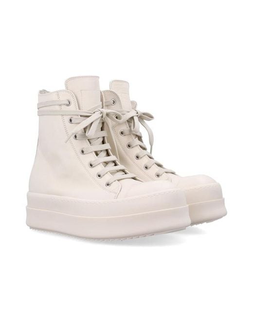 Rick Owens Natural Mega Bumper Sneaks