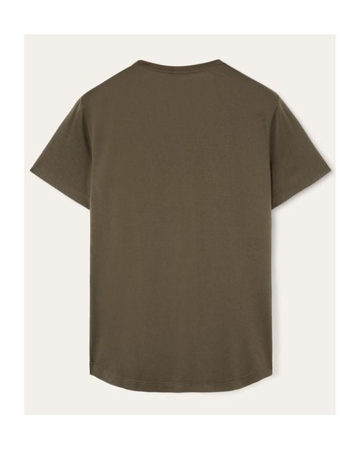 Loro Piana Green Short-Sleeved T-Shirt for men