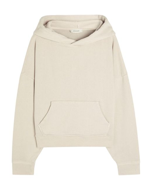 Entire studios Natural Heavy Hooded Cotton Sweatshirt for men