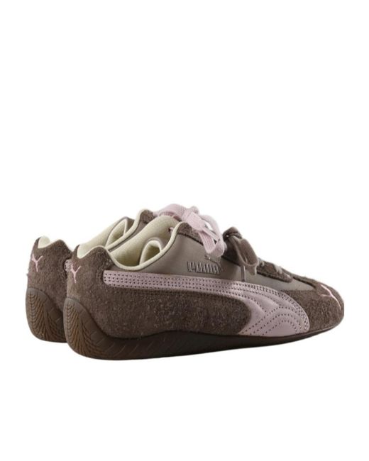 PUMA Brown Speedcat Brushed Luxe Wns Sneakers