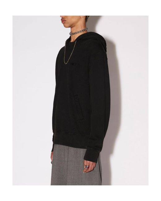 Ambush Black Ballchain Long-Sleeved Hoodie for men