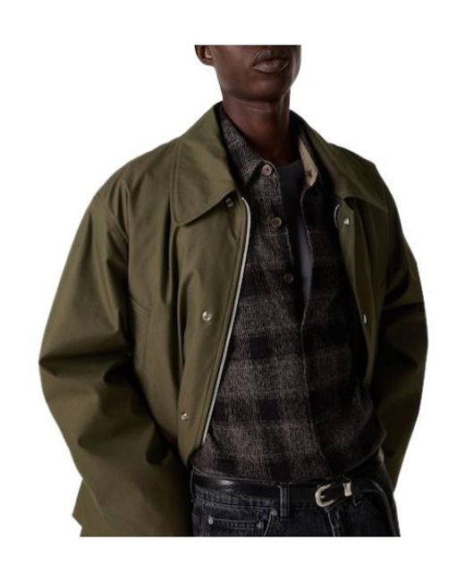 Our Legacy Green Cotton-Blend Canvas Jacket for men