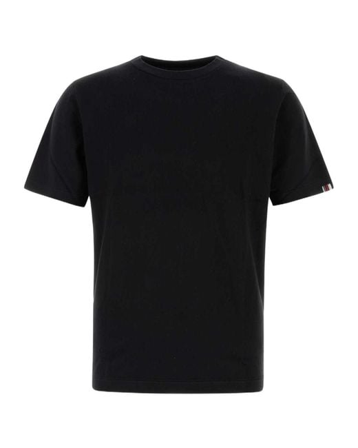 Extreme Cashmere Black Short-Sleeved T-Shirt for men