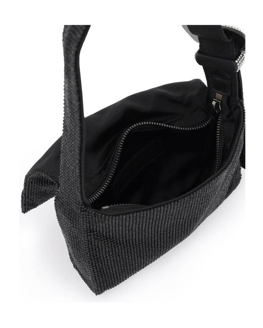 Benedetta Bruzziches Black Vitty La Mignon Embellished Shoulder Bag