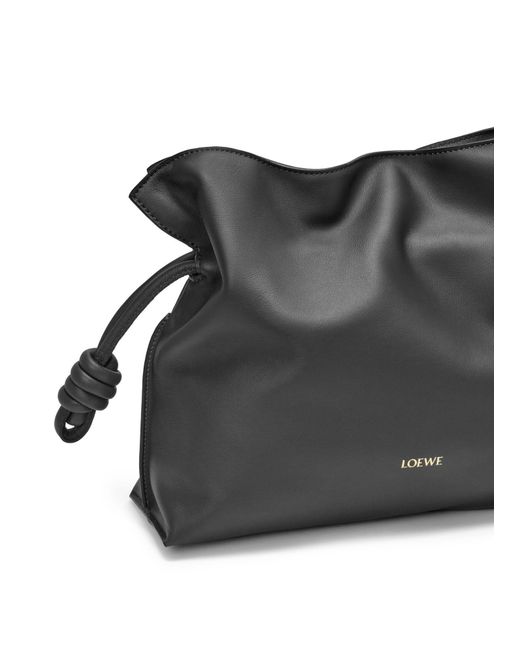 Loewe Black Medium Flamenco Clutch