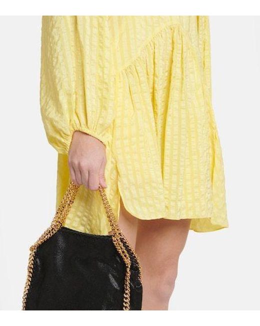 Stella McCartney Yellow Seersucker Minidress