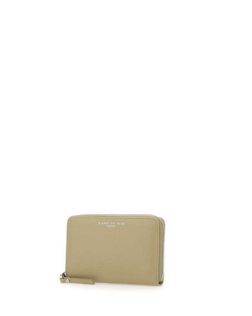 Gianni Chiarini Natural Grain Zip-Around Wallet