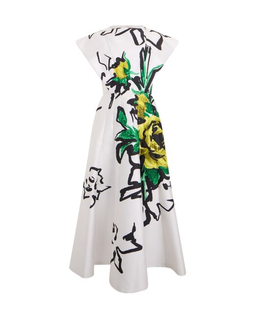 Philosophy Di Lorenzo Serafini White Graphic Floral Dress