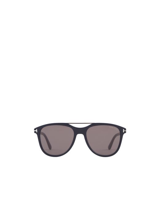 Tom Ford Multicolor Eyewear Damian Pilot Frame Double Bridge Sunglasses for men