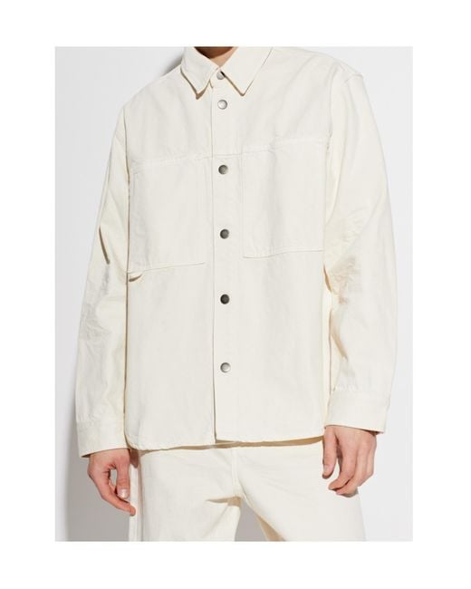 Haikure White Arno Long Sleeved Shirt for men