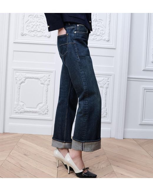 Dior Blue Flared Jeans