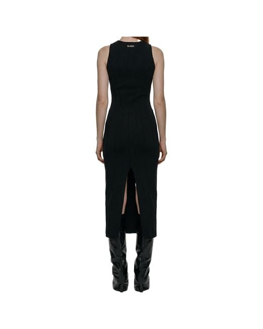 The Attico Black Sleeveless Dress