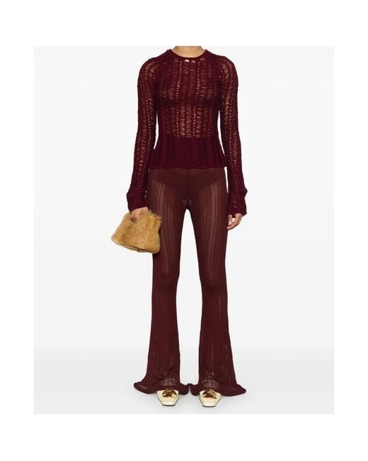 Séfr Red Burgundy Trousers