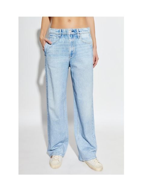 Rag & Bone Blue Belt Loop Jeans