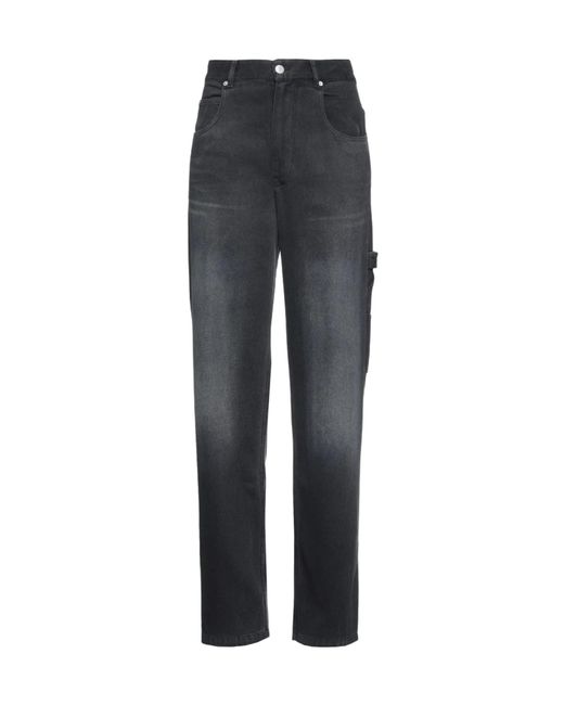 Isabel Marant Gray Denim Trousers