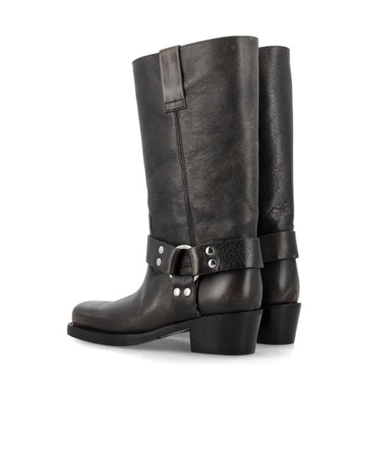 Paris Texas Black Roxy Brushed Boots