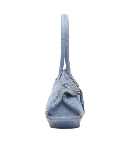 McQueen Blue Manta Bag