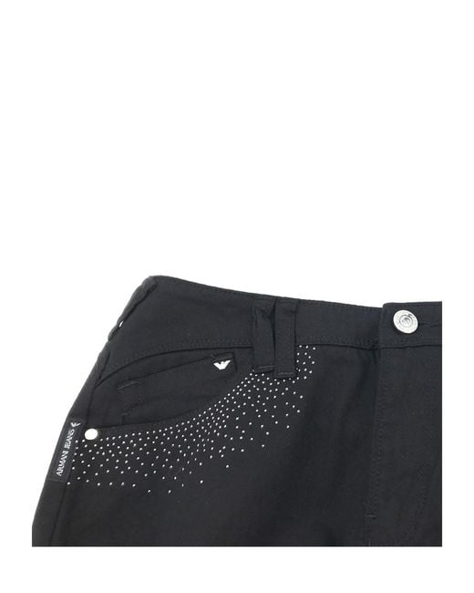 Armani Jeans Black Logo Jeans