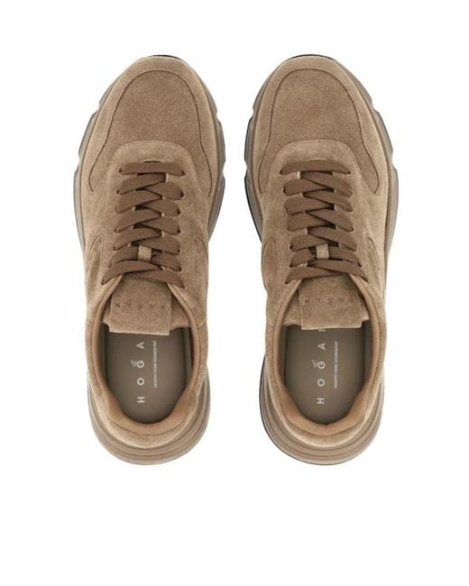 Hogan Brown Hyperlight Sneakers for men