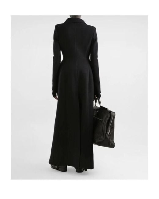 Dolce & Gabbana Black Virgin Wool Coat