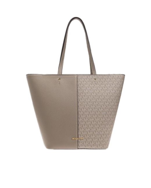 MICHAEL Michael Kors White Double Handle Shoulder Bag