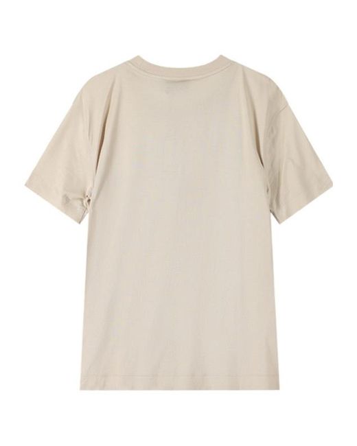 Emporio Armani Natural Slim-Fit Logo-Print Short-Sleeve T-Shirt for men