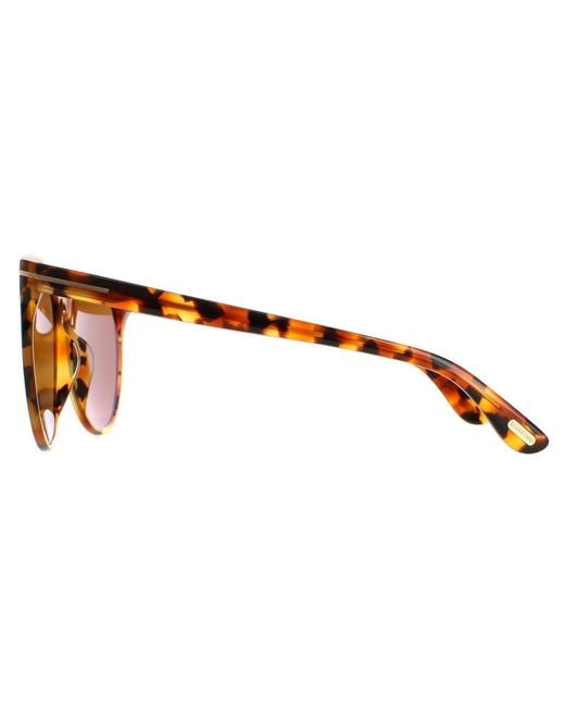 Tom Ford Metallic Eyewear Cat-Eye Frame Sunglasses