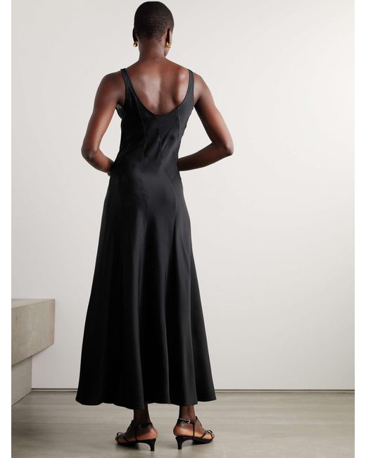 Jil Sander Black Jersey Midi Dress