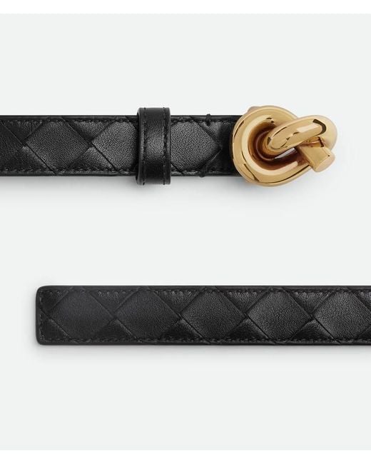 Bottega Veneta White Knot Belt