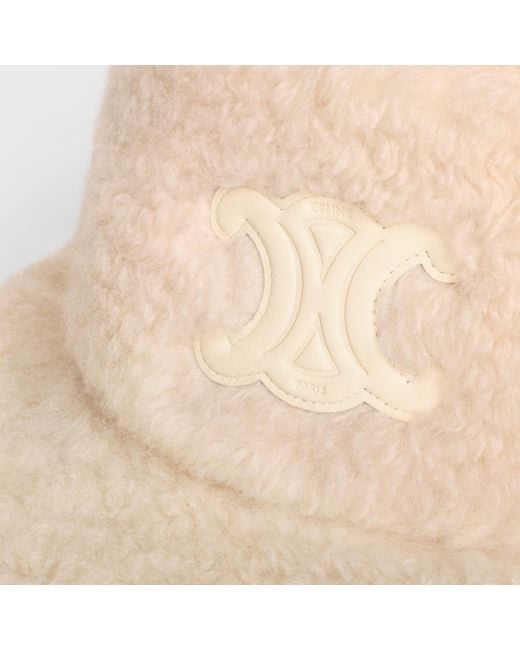 Céline Natural Triomphe Bucket Hat