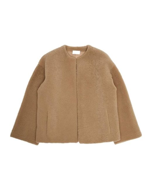 The Row Natural Valorin Collarless Jacket