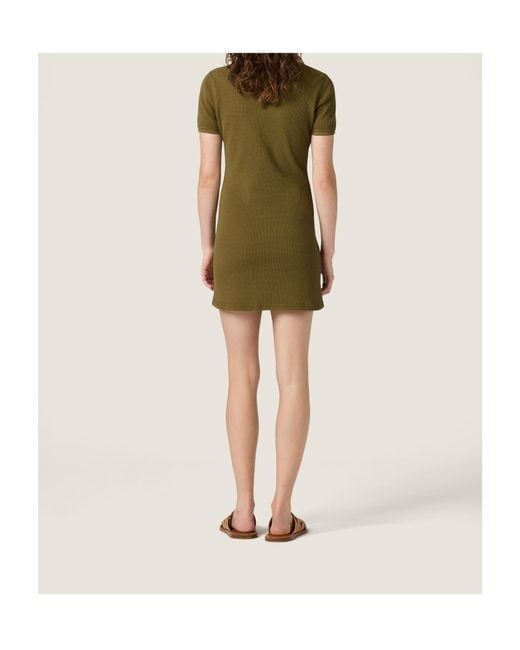 Miu Miu Green Cotton Dress