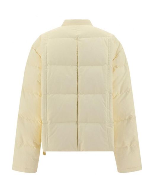 Jil Sander Natural Logo Down Jacket