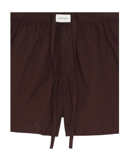 Entire studios Purple Pajama Drawstring Shorts