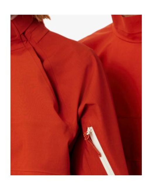 Lacoste Red Half-Zip Stand-Collar Jacket for men