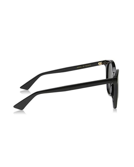 Gucci White Eyewear Round Frame Sunglasses