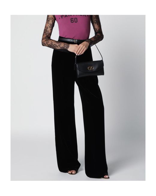Valentino Black Casual Pants With Pockets