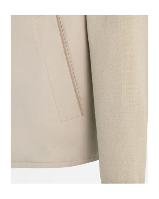 Tod's Natural Zip-Up Bomber Jacket for men
