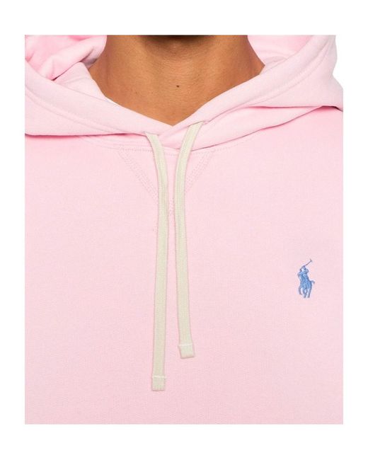 Polo Ralph Lauren Pink The Rl Fleece Hoodie for men