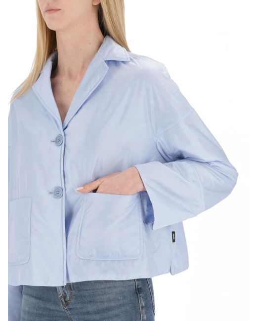 Aspesi Blue Single-Breasted Blazer