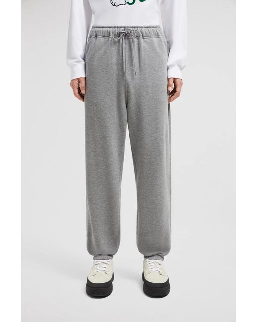 Moncler Gray X Frgmt Logo Sweatpants for men