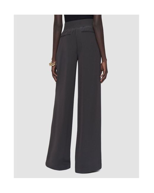 Joseph Black Nour Twill Satin Trousers