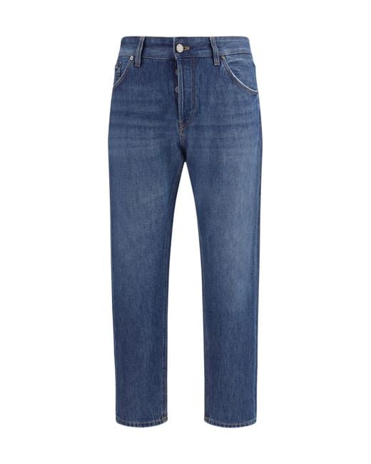 Pt Pantaloni Blue Pt Torino Rebel Carrot-Fit Jeans for men
